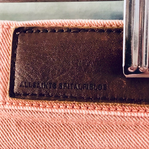ALLSAINTS•SPITALFIELDS•CORAL•SKINNY JEANS•SIZE-27waist 32length - Picture 4 of 9